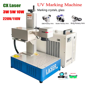 3W 5W 10W Huaray JPT UV machine printing split type UV laser glass <b>plastic</b> uv laser marking machine factory sale price - Product Image 6