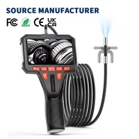 Caméra d'inspection de moteur d'avion, sonde de 6 mm, boroscope, indice de protection IP67, écran IPS de 4,5 pouces pour l'inspection de la chambre de combustion et des injecteurs de carburant