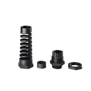 ข้อต่อสายเคเบิลไนลอนกันน้ำ IP68 ขนาด PG13.5 ป้องกันการบิดงอ พร้อมบุชชิ่งลดแรงดึงแบบยืดหยุ่น - Product Image 3