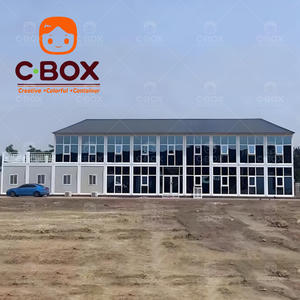 Cbox Easy Assemble Prefab Flat Pack Office Modular 3-Story Site Dormitory Mining Worker Camp Mobile Container House - Product Image 3