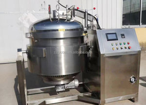 Global 304 acier inoxydable pâte à pression industrielle soupe aux bonbons bouilloire de cuisson marmites de cuisson commerciales bouilloire à chemise vapeur - Product Image 4