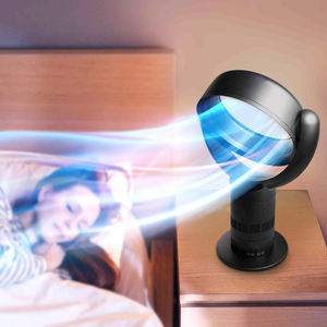 Ventilateur de bureau portable sans pales 360° °   Ventilateur de bureau à circulation d'air rotative, faible bruit, économie d'énergie, pour la maison, la cuisine, le bureau - Product Image 3