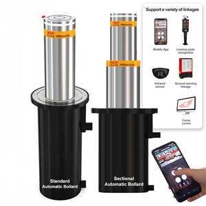 เสากั้นจราจรไฮดรอลิกอัตโนมัติแบบยืดหดได้สำหรับที่จอดรถในบ้านพักอาศัย - Product Image 1