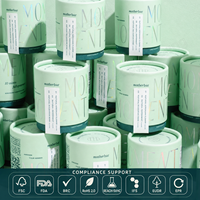 Envase de Tubo de Papel Hermético a Prueba de Humedad de Grado Alimenticio, Cilindro Impreso Personalizado para Té, Café, Chocolate en Polvo, OEM