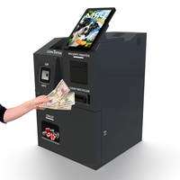 Distributeur de billets ATM en libre-service pour intérieur, accepteur de billets, commande en libre-service, écran tactile capacitif