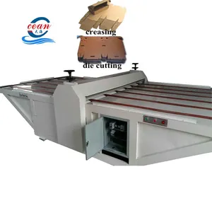flatbed cutter cardboard die cutting machine with creasing function