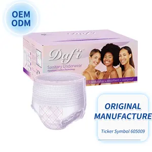 No Leaks Girls Most Popular 100% Cotton Menstrual Pants Processing Disposable Panties