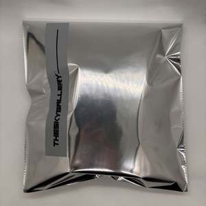 Sacs d'expédition en poly biodégradable brillant avec logo personnalisé pour vêtements et chaussettes, tailles S/M/L - Product Image 1