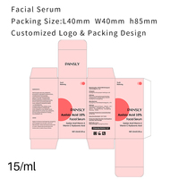 Sérum Visage Anti-Âge Hydratant Éclaircissant à l'Acide Hyaluronique et Vitamine C Bio, Acide Azélaïque 10% Liquide, Marque Blanche