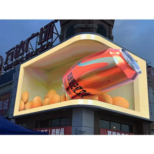 Ấn tượng HD khổng lồ 3D hiệu ứng P4 <span class=keywords><strong>P5</strong></span> P8 P10 quảng cáo ngoài trời <span class=keywords><strong>LED</strong></span> hiển thị biển quảng cáo ấn tượng bên ngoài màn hình <span class=keywords><strong>LED</strong></span> - Product Image 5