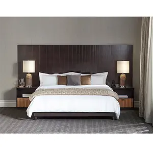 Fabbrica della cina di qualità Re albergo camera da <span class=keywords><strong>letto</strong></span> mobili pacchetti <span class=keywords><strong>hotel</strong></span> <span class=keywords><strong>Testata</strong></span> e Comodino - Product Image 1