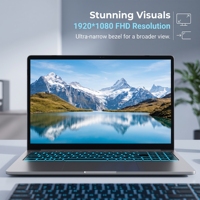Ofrecemos Servicios OEM/ODM, Computadora Portátil Comercial y de Oficina con Pantalla IPS Full HD de 15.6 Pulgadas, Procesador AMD 5500U y Desbloqueo por Huella Dactilar