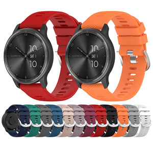 Tschick – <span class=keywords><strong>Bracelet</strong></span> de rechange en Silicone pour montre tendance <span class=keywords><strong>Garmin</strong></span> <span class=keywords><strong>Vivomove</strong></span>, 18mm, 22mm, 20mm - Product Image 2