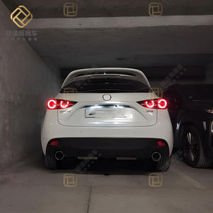 <span class=keywords><strong>Mazda</strong></span> <span class=keywords><strong>3</strong></span> Axela Hatchback <span class=keywords><strong>2014</strong></span>-2019 Luces traseras LED de señal dinámica Nueva condición 12V Accesorio automático inverso con freno rojo transparente - Product Image 5