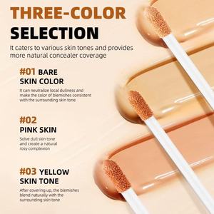 คอนซีลเลอร์แต่งหน้าให้ความชุ่มชื้น แต่งหน้าติดทนนานไม่ซีดจาง ปกปิดรอยตำหนิบนใบหน้า เครื่องสำอางบำรุงผิวหน้า - Product Image 4