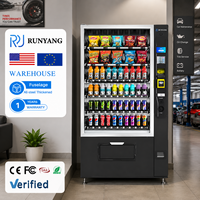 Máquinas Expendedoras Inteligentes Automáticas Personalizadas RUNYANG para Artículos al por Menor, Máquina Expendedora de Aperitivos para Alimentos y Bebidas