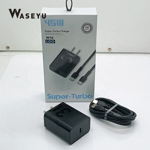 Cargador de Pared USB-C Super Turbo Charge X30, Cargador Rápido para Motorola Razr 2 Edge+ <span class=keywords><strong>G7</strong></span>/G7Play/G6/G8 Plus, Adaptador de Corriente PD - Product Image 1
