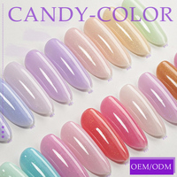 ICE NOVA Vernis Gel Couleur Bonbon Pailleté Tendances 2026 Couleurs Passion Bonbon Macaron 40 Couleurs DIY en Bouteille