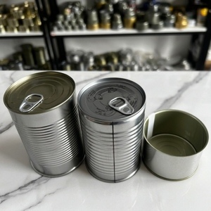 Latas de hojalata de grado alimenticio de 2 piezas con logotipo personalizado y acabado lacado para atún, mermelada, salsa y alimentos para mascotas - Product Image 4