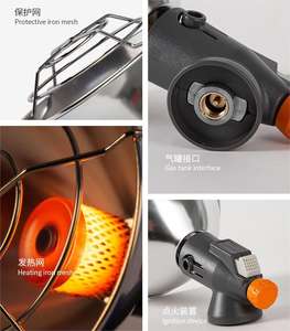 Calentador de Gas portátil para exteriores IRONDONKEY de 1000W, Encendido automático, tienda de campaña de invierno, calefacción, calentador integrado - Product Image 2