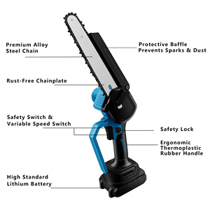 Elettrosega a Batteria Ricaricabile a Una Mano Portatile Piccola a Litio per Uso Domestico e Industriale con Motore Brushless - Product Image 2