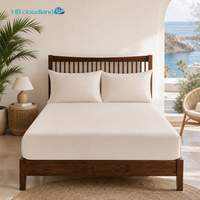 Matelas pliable en coton égyptien de luxe, tissage satiné lisse, 600 fils, certifié ISO9001 et audité BSCI, Cloudland