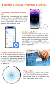 Botón de Pánico de Emergencia SOS con Beacon BLE 5.0 Ibeacon y Eddystone, Programable - Product Image 3