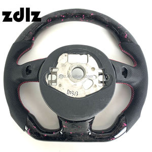 Accesorios Interiores para Automóviles, <span class=keywords><strong>Volante</strong></span> Personalizado de Fibra de Carbono Forjado en Polvo Rosa para <span class=keywords><strong>Audi</strong></span> A3 <span class=keywords><strong>A4</strong></span> A5 A6 A7 C7 C8 B8.5 RS3 RS6 RS7 - Product Image 6