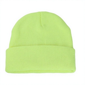 Bonnets en tricot courts personnalisés pour les marques de mode américaines, vente en gros de bonnets avec étiquettes tissées et faible MOQ - Product Image 1