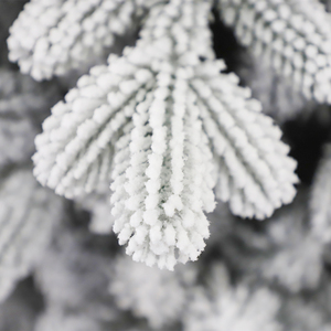 Vente directe usine : Arbre de Noël artificiel floqué blanc en PE+PVC avec effet neige tombante, type cèdre, pour vitrine de centre commercial - Product Image 2