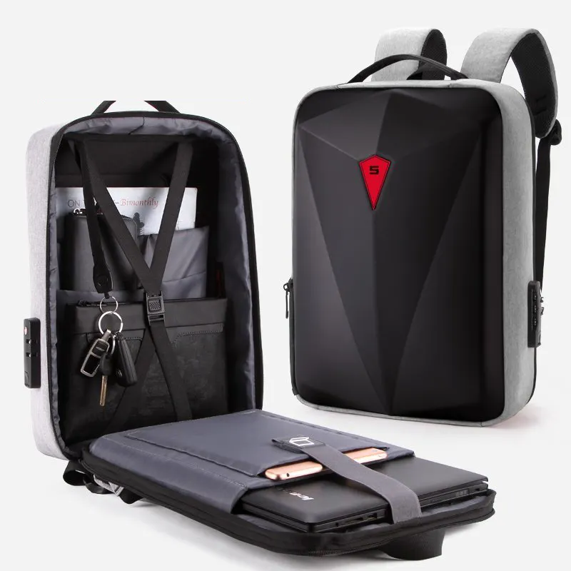 Custom Usb Charging 14 15.6 17 Inch Antitheft Waterproof Multi Function 3 In 1 Anti Theft Laptop Backpacks With Security Lock