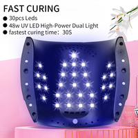Séchoir à ongles certifié UV 48W 30pcs grs lampe UV pour orteils et doigts