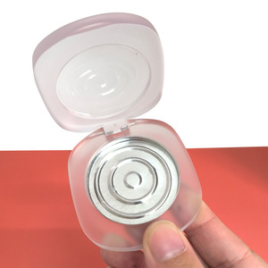 Transparent Matte Solid Perfume Eyeshadow Blush Highlighter <b>Contour</b> Powder Compact Case Customizable Cosmetic Packaging - Product Image 6