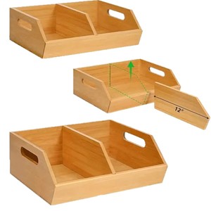Solid wood multi-functional cake rack, display rack, fresh fruit and <b>vegetable</b> multi-layer storage rack, fruit and <b>vegetable</b> - Product Image 2