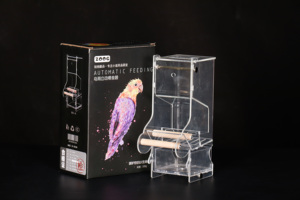 Factory Automatic <strong>Bird</strong> <strong>Feeder</strong> Acrylic <strong>Bird</strong> <strong>Feeder</strong> for Canaries, Parrot <strong>Bird</strong> <strong>Cage</strong> - Product Image 6