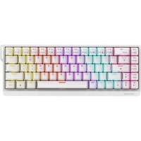 Clavier mécanique filaire AJAZZ NK68 V2, clavier de jeu à 68 touches remplaçables à chaud, clavier compact 65% mini avec rétroéclairage mixte