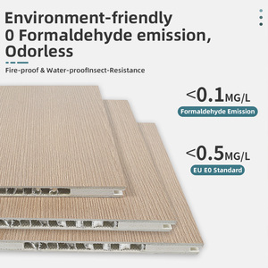 Customized Waterproof and Fireproof <strong>Honeycomb</strong> <strong>Wall</strong> Panels Jointed by Double Grooves with Slot for Indoor Decoration - Product Image 2
