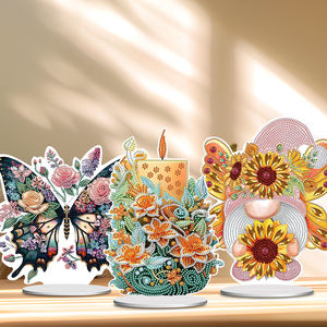 <span class=keywords><strong>Strass</strong></span> Diamant Art Kits Table Ornements Forme Spéciale DIY Diamant Art Décor Cristal Peinture Bureau Kit Maison Bureau Décor - Product Image 4