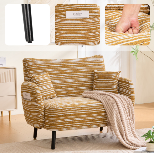 Amarillo mostaza + Bouclé