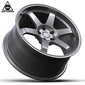 Jantes forgées TE37 noir mat gris bronze 17 18 19 20 <span class=keywords><strong>21</strong></span> pouces <span class=keywords><strong>6</strong></span> branches design sportif racing à déport profond 5x120 5x114.3 pour F80 E46 E30 - Product Image 3