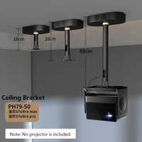Braket Proyektor Plafon Hanya untuk Dangbei S7 Ultra Max S7 Ultra Pro Dudukan Proyektor yang Dapat Disesuaikan Pilih Aksesori Proyektor