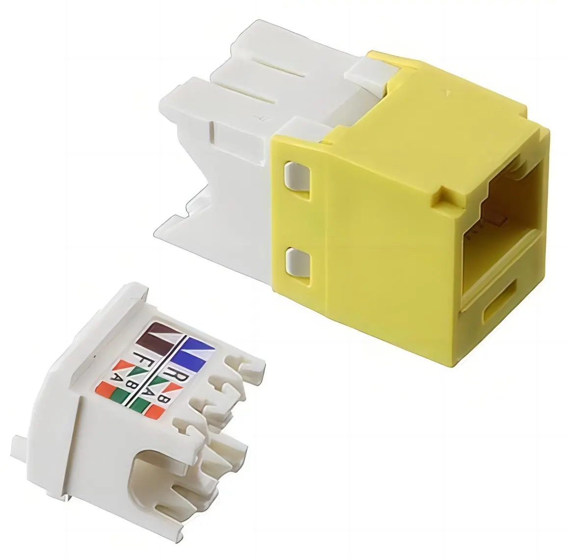 Strumento di rete gratis Rj45 Cat6a connettore Jack Utp modulo presa Keystone jack 8 p8c Cat5e Cat6 Cat 6a senza utensili Keystone Jack cat6