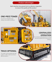 Foreuse de carottage diesel pour l'exploration minière, machine de forage diamanté avec pompe moteur, profondeur de forage max. 1500 m pour l'exploitation du charbon