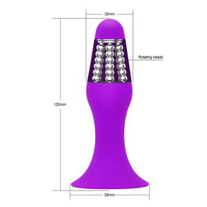 Pabrik Grosir Stimulator Prostat Vibrator <span class=keywords><strong>Anal</strong></span> <span class=keywords><strong>Anal</strong></span> Plug Vibrator dengan 5 Jenis Berputar - Product Image 1