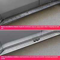 Pour JETOUR T2 – Bande de seuil latérale modifiée en acier inoxydable, cache-pédale, autocollant de panneau, accessoire de voiture, marchepieds