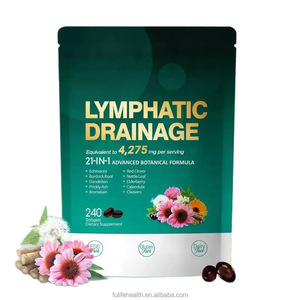 リンパサポートソフトジェル リンパドレナージュカプセル サプリメント リンパ系＆浄化サプリメント リンパドレナージュドロップス - Product Image 1