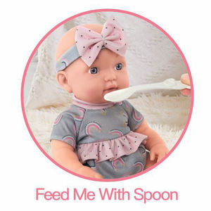 2025 filles Offre Spéciale jouer <span class=keywords><strong>maison</strong></span> 12 pouces poupée poussette jouet semblant jouer eau potable poupée <span class=keywords><strong>pliable</strong></span> chariot jouet - Product Image 2