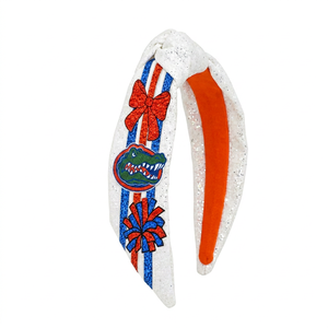 Diademas de Cuentas Personalizadas para Ceremonia de Boda, para Niñas y Mujeres, de Crepé Puro, con Forma de Hoja Anudada, Bordadas a Mano, de la Mejor Calidad, Último Modelo - Product Image 1