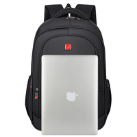 Sac à dos pour ordinateur portable 15,6 pouces, imperméable, pour hommes, pour les voyages d'affaires, l'école, avec panneau avant en EVA, souple