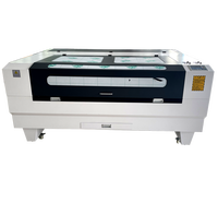 Penutup kursi mobil empat kepala 1610 130w 150w, karpet kain tekstil kain Co2 Laser pemotong